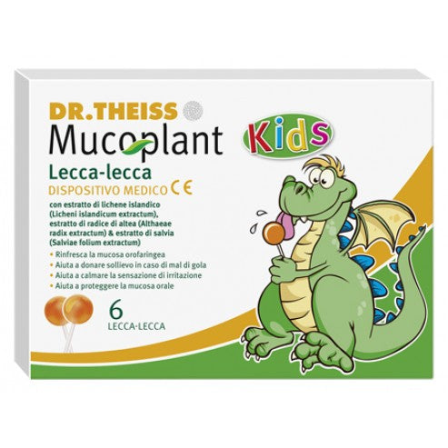 DR THEISS MUCOPLANT KIDS LECCA-LECCA GOLA 6 PEZZI