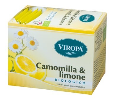 Virpoa Camomilla E Limone Bio 15 Filtri Da 1,5g