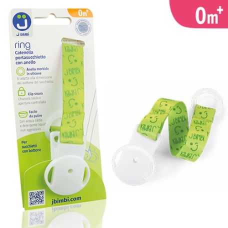 J BIMBI RING CATENELLA CON ANELLO CLASSIC GREEN