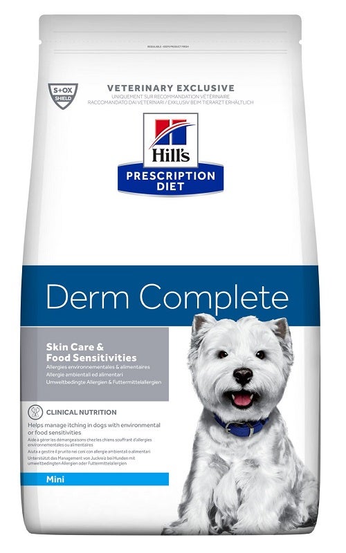 Hill's Prescription Diet Derm Complete Mini Crocchette Per Cani Sacco 6kg