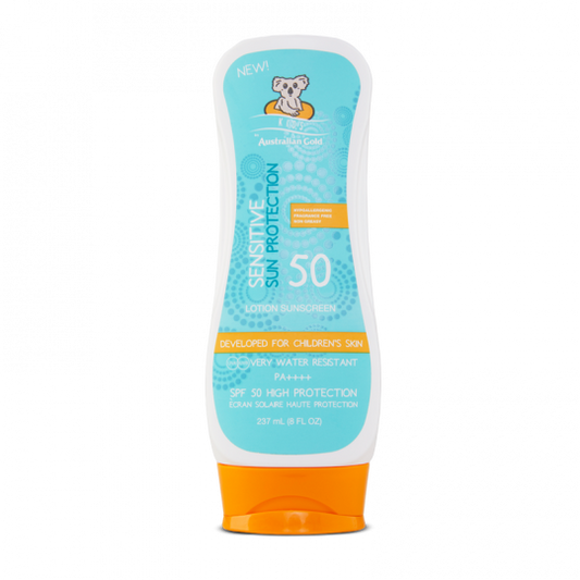 Australian Gold Sensitive Sun Protection Lozione Solare SPF 50 Per Bambini 237ml