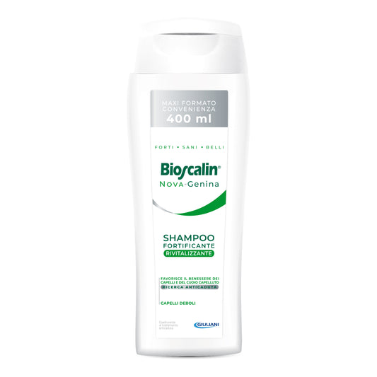 BIOSCALIN NOVA GENINA SHAMPOO FORTIFICANTE RIVITALIZZANTE MAXI SIZE 400 ML