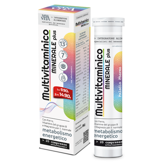 Sanavita Multivitaminico Minerale Effervescente 20 Compresse