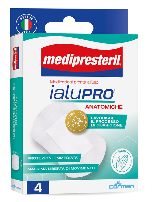 MEDIPRESTERIL IALUPRO MANI 4 PEZZI 5 X 7,5 CM