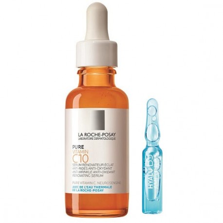 LA ROCHE POSAY SIERO PURE VITAMIN C10 30ML + AMPOLLA HYALU B5 1,8ML 1 PEZZO
