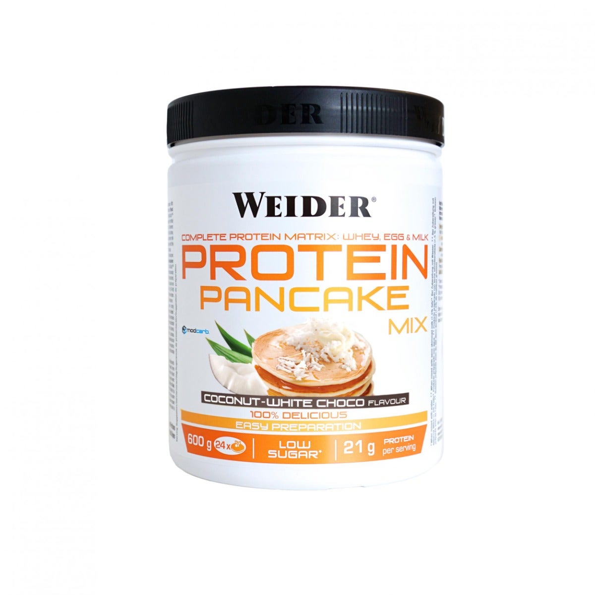 Weider Protein Pancake Mix Cocco Cioccolato Bianco 600g
