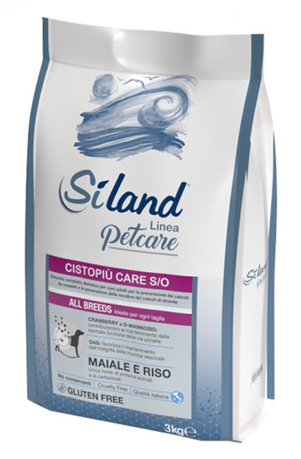 Siland Cistopiù Care Gusto Maiale E Riso Cibo Secco Cani Adulti Sacco 3kg