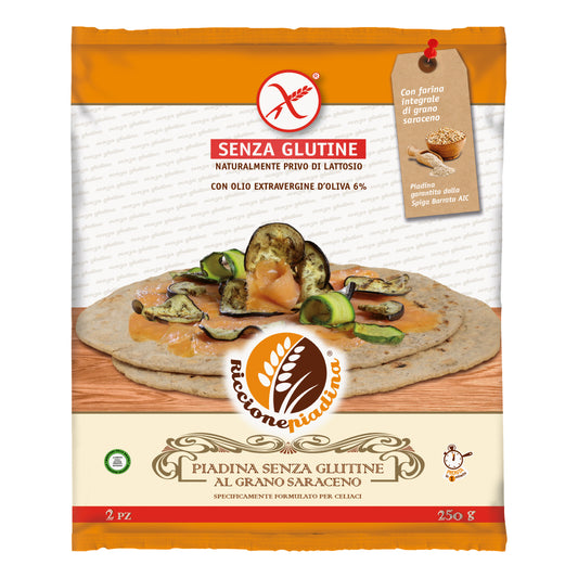 RICCIONE Piadina S/G Grano Saraceno 2pz 250g