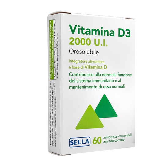 VITAMINA D3 2000UI OROSOLUBILI 60 COMPRESSE