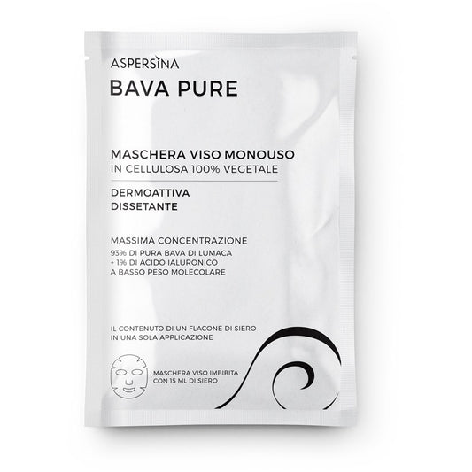 Asperisina Bava Pure Maschera Viso Monouso 15ml