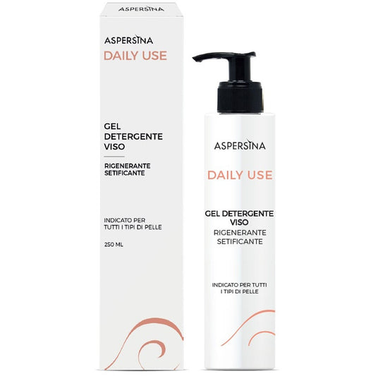 Aspersina Gel Detergente Viso Rigenerante/Setificante 250ml