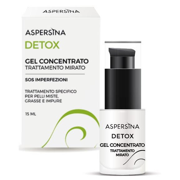 Aspersina Detox Gel Concentrato Trattamento Mirato Imperfezioni 15ml