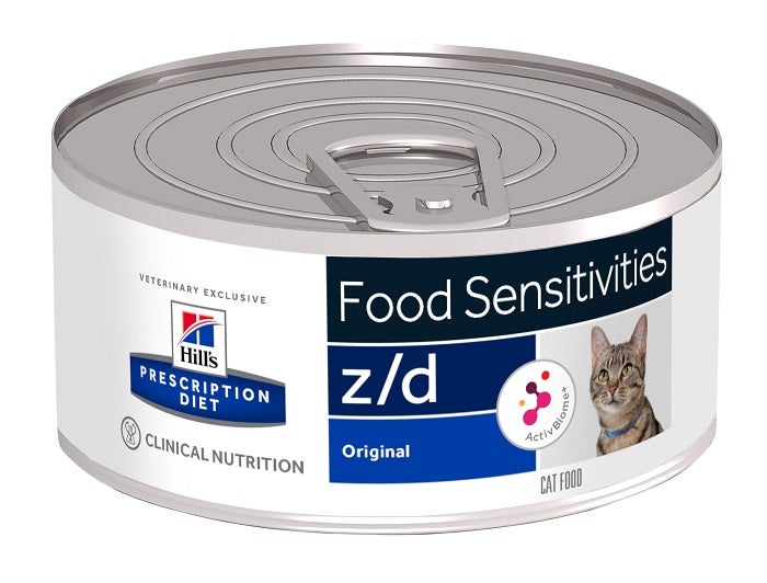 Hill's Prescription Diet Z/D Food Sensitivities Bocconcini Pollo Gatti Lattina 156g