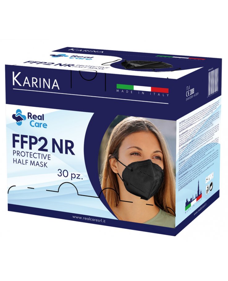 KARINA SEMIMASCHERA FFP2 NERO 30 PEZZI