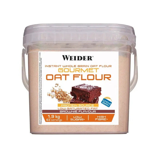 Weider Oat Flour Farina Di Avena Gusto Brownie Secchio 1,9kg
