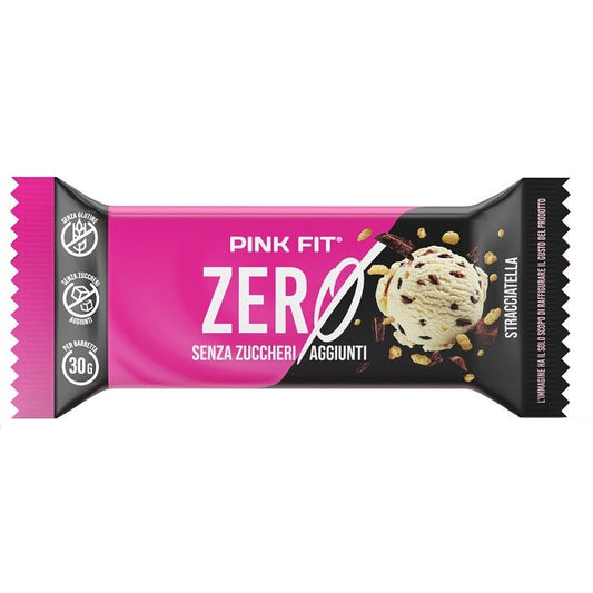 Pink Fit Zero Barretta Stracciatella 30g