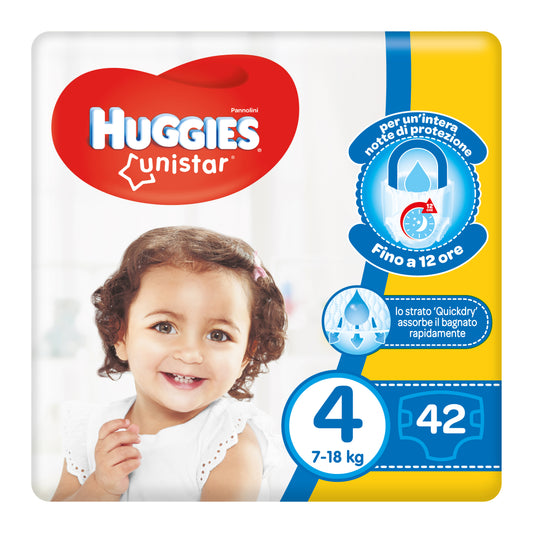HUGGIES UNISTAR GRANDE 4 42PZ