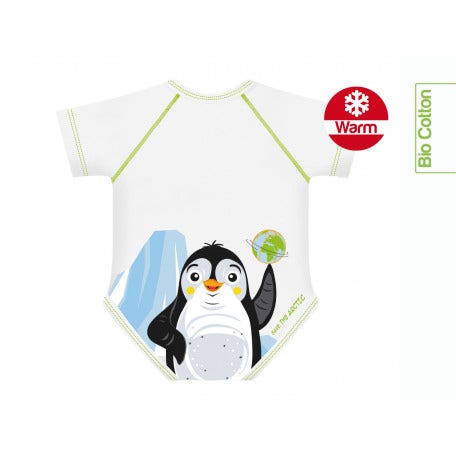 J Bimbi Body Bio Caldo Cotone Bio Warm Pinguino 0-36 Mesi