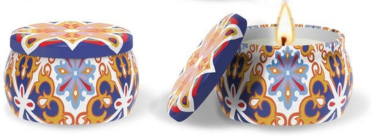 Le Maioliche Candela Orange 1 Pezzo