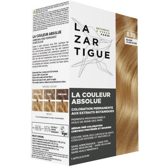 La Zar Tigue Absolue Colorante Capelli 8.30 Biondo Chiaro Dorato