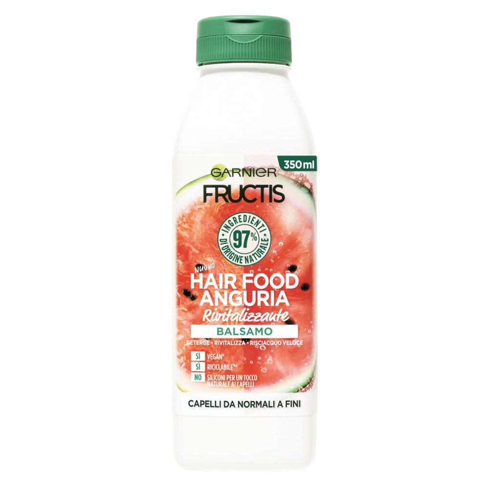 Garnier Fructis Hair Food Balsamo Capelli Fini Anguria Rivitalizzante 350ml