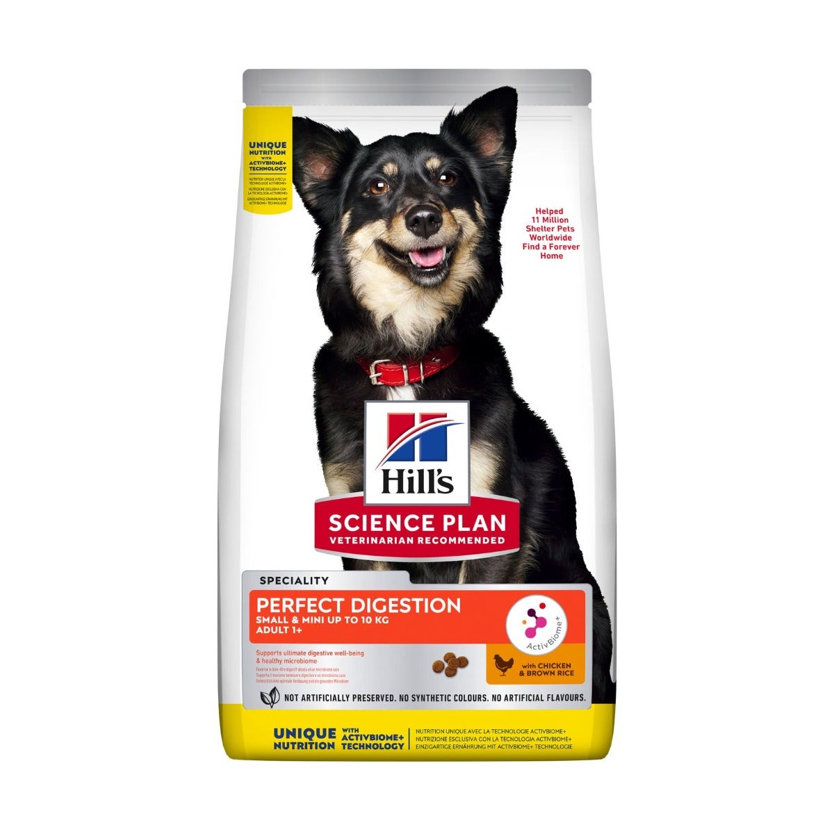 Hill's Science Plan Perfect Digestion Crocchette Pollo E Riso Integrale Cani Taglia Piccola Sacco 1,5kg