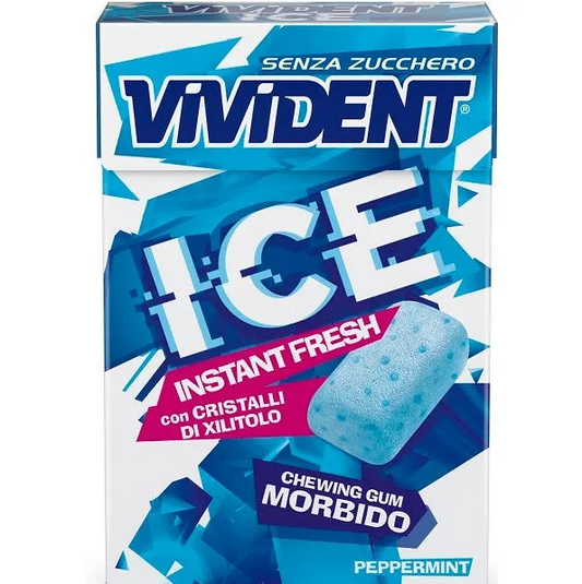VIVIDENT ICE PEPPERMINT 27 GRAMMI