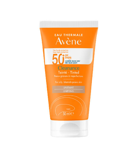 AVENE CLEANANCE CREMA SOLARE VISO SPF50+ COLORATA 50ML