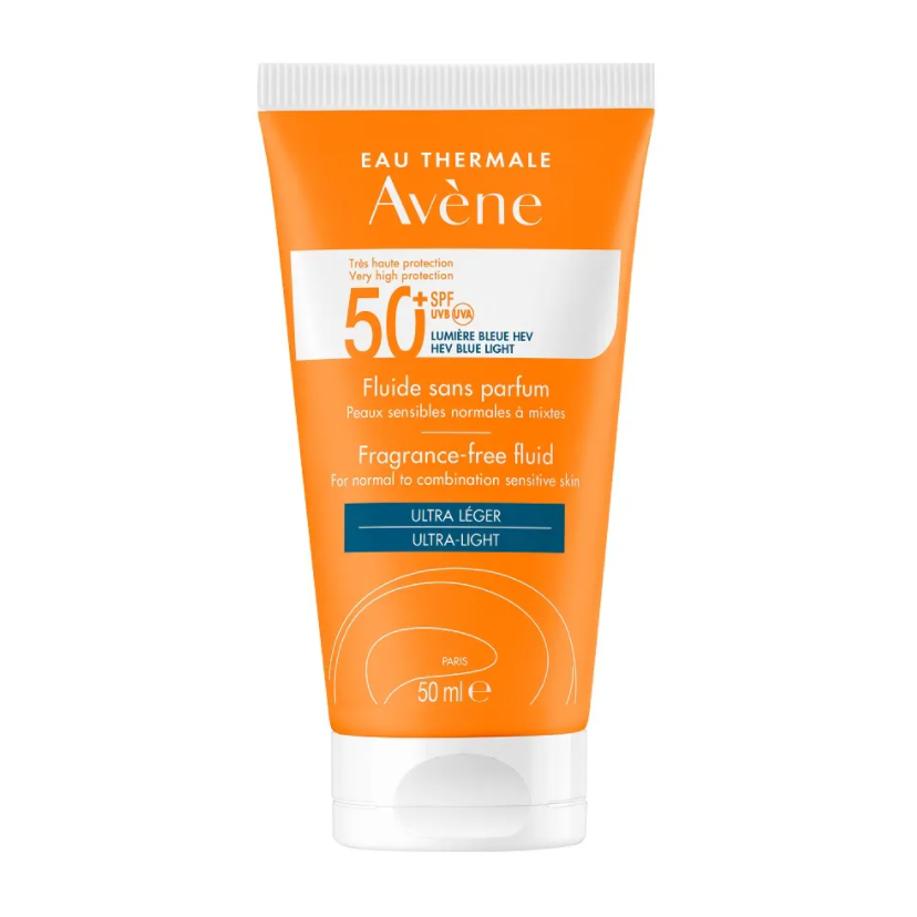 AVENE FLUIDO PROTEZIONE SOLARE SPF50+ SENZA PROFUMO 50ML
