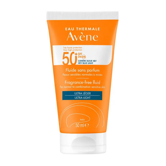 AVENE FLUIDO PROTEZIONE SOLARE SPF50+ SENZA PROFUMO 50ML