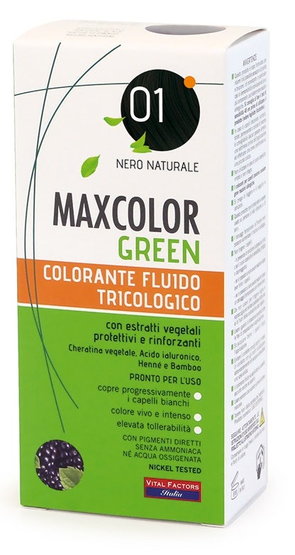 MAX COLOR GREEN 01 NERO NAT