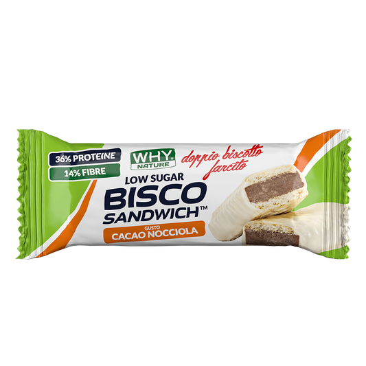 Why Nature Bisco Sandwich Cacao Nocciola 45g