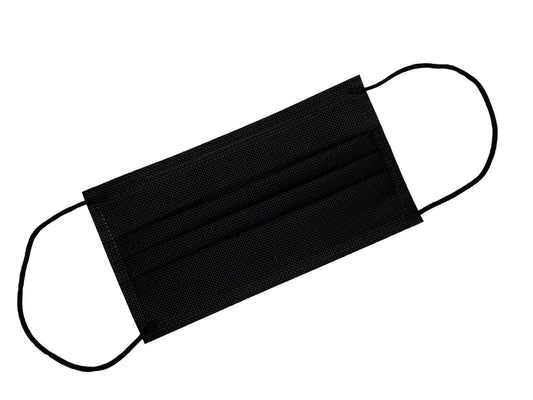 Mascherina Chirurgica Adulto Black 50 Pezzi Imbustati Singolarmente