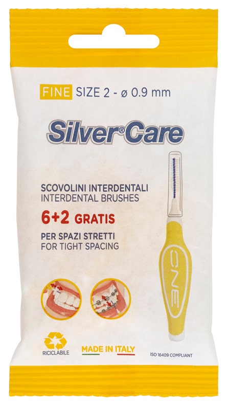 Silvercare Scovolino Interdentale Fine 8 Pezzi