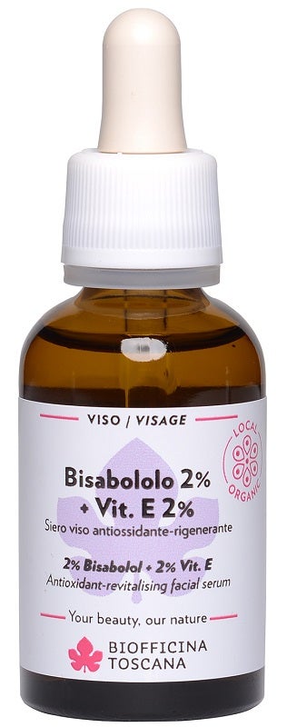 Biofficina Toscana Siero Viso Bisabolo 2% + Vitamina E 2% 30ml