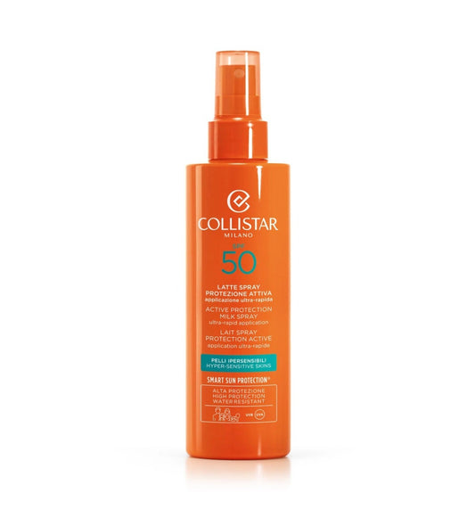 Collistar Latte Spray Protezione Attiva Pelli Ipersensibili SPF 50 Viso E Corpo 200ml