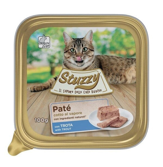 Stuzzy Cat Patè Con Trota Per Gatti Adulti 100g