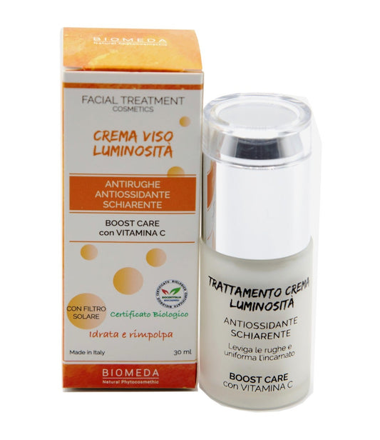 Biomeda Crema Viso LuminositÀ Antirughe E Antiossidante 30ml