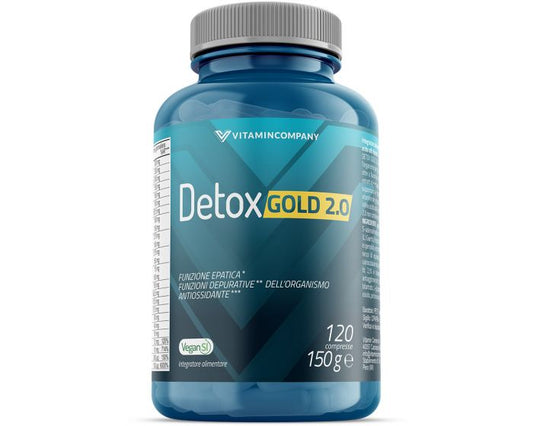 Vitamincompany Detox Gold 2.0 120 Compresse