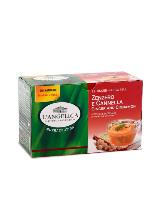 L'ANGELICA TISANA ZENZERO E CANNELLA 20 BUSTINE