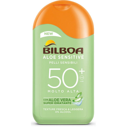Bilboa Aloe Sensitive Pelli Sensibili Latte Solare Corpo SPF50+ 200ml