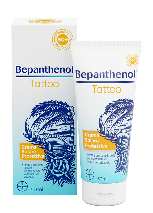 BEPANTHENOL TATTOO CREMA SOLARE PROTETTIVA 50 ML
