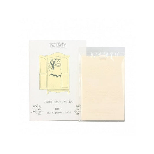 Nasoterapia Card Profumata Singola Brio Fior Di Pesco E Litchi