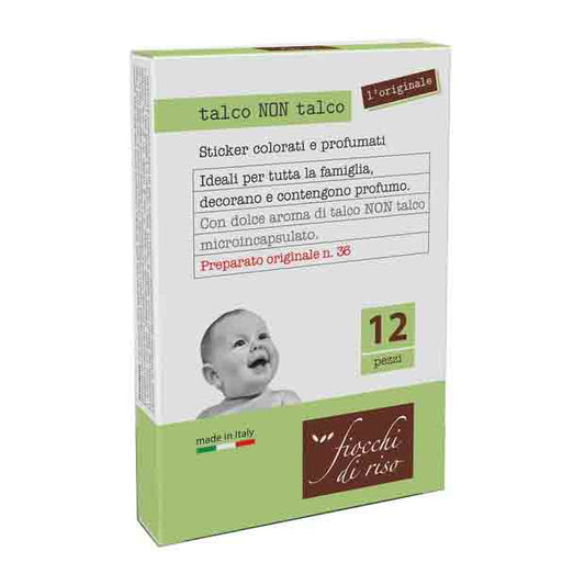 TALCO NON TALCO CEROTTI FIOCCHI DI RISO 12 PEZZI