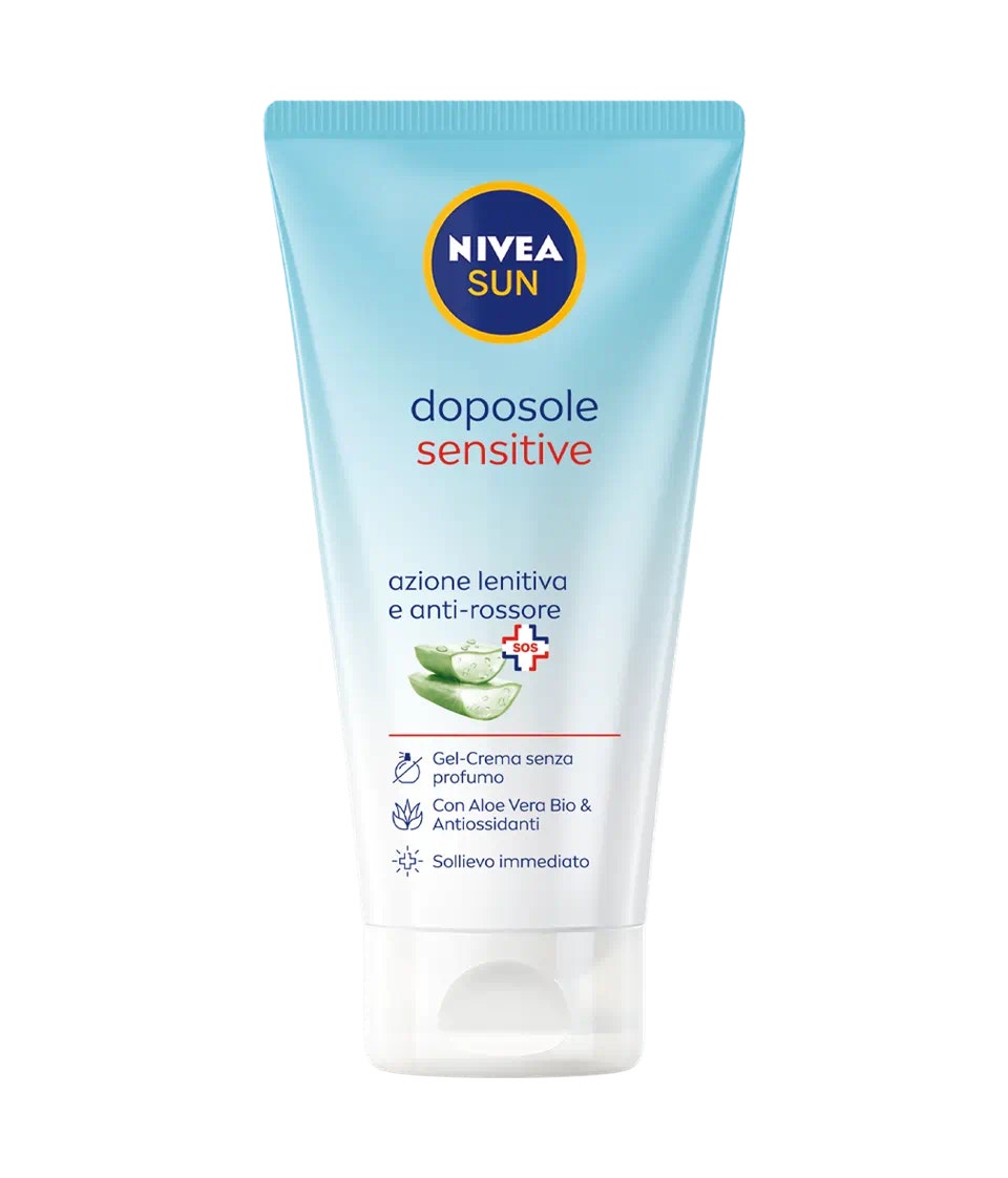 Nivea Sun Gel Crema Doposole Sensitive Azione Lenitiva Corpo 175ml