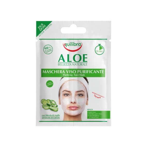 Equilibra Aloe Maschera Viso Purificante 2 Dosi