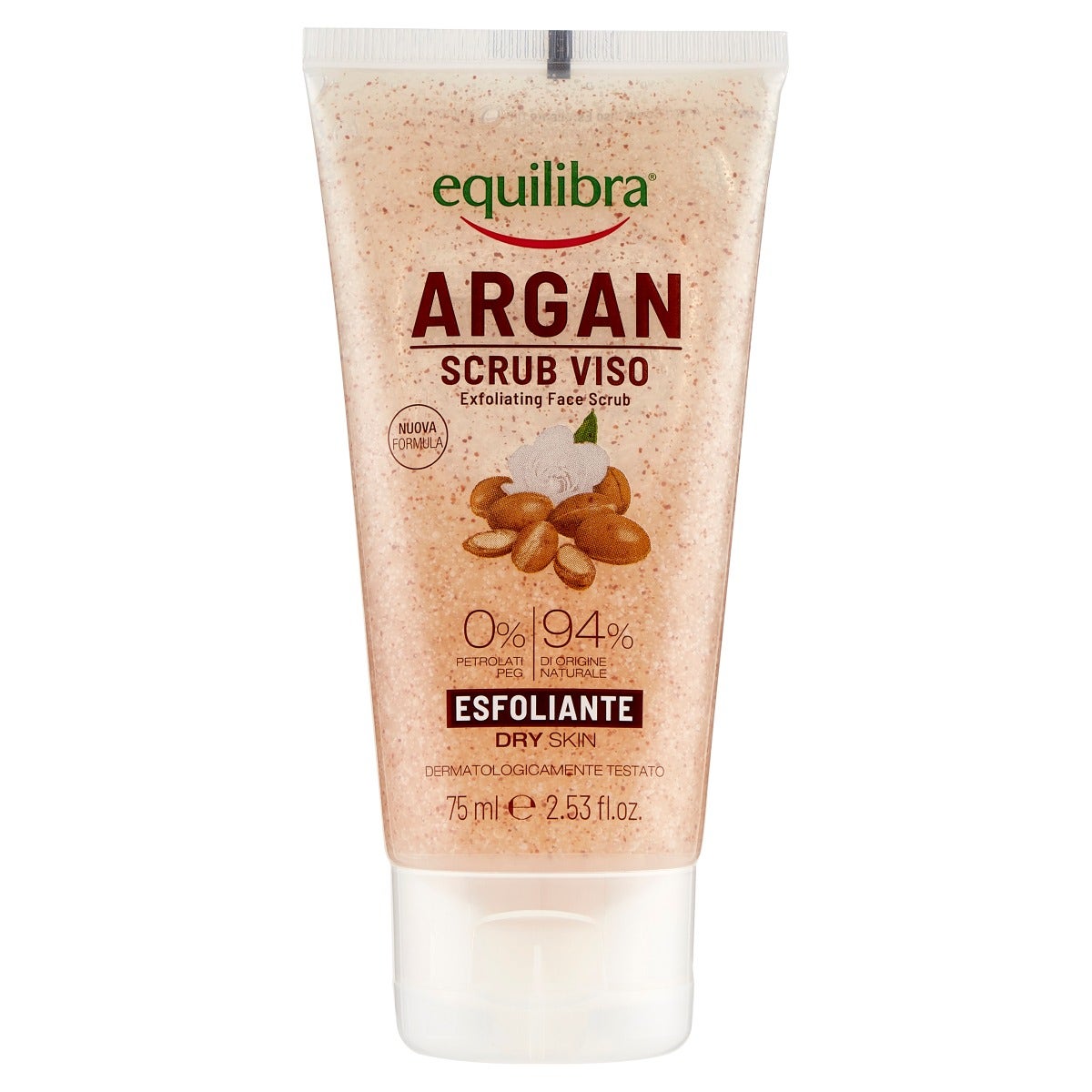 Equilibra Argan Scrub Viso Esfoliante 75ml
