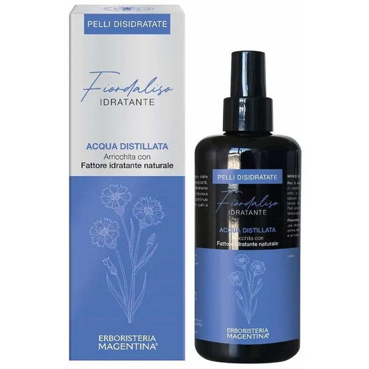 Acqua Distillata Arricchita Fiordaliso Idratante Pelli Disidratante 200ml