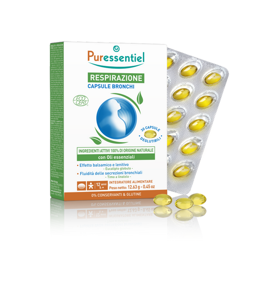 Puressentiel Capsule Respiratorie Bronchiali Bio 30 Capsule