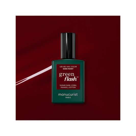 Manucurist Green Flash Smalto Semipermanente Dark Pansy 15ml